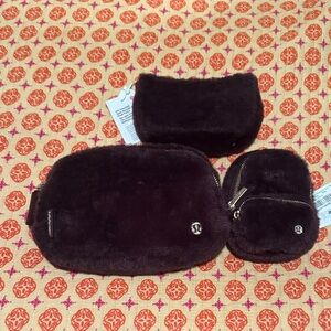 Lululemon Purple Furry Belt Bag